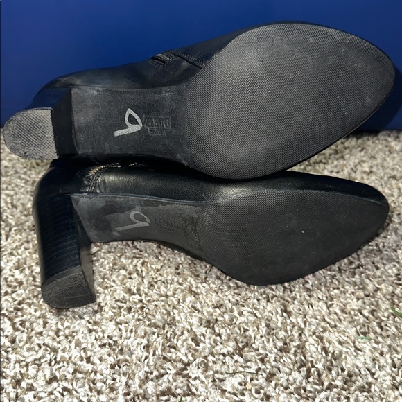 Alfani Black Ankle Booties with  double Zipper Detail - Picture 12 of 12